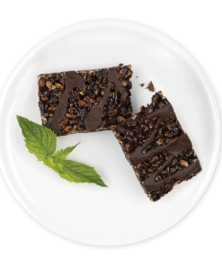 Barres chocolat croustillant à la menthe (R)
