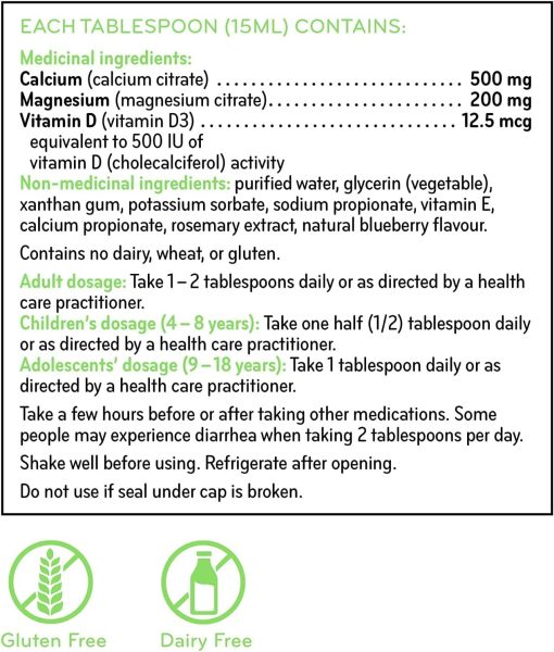 Cal-Mag liquide - Crème parfait aux bleuets – Image 5