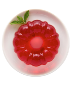Gélatine aux framboises