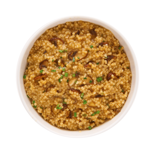 Pâtes parmesan crémeux aux champignons*