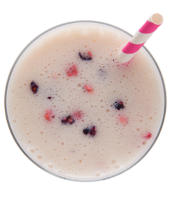 Smoothie déjeuner aux petits fruits