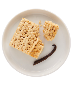 Carré croustillant à la vanille*