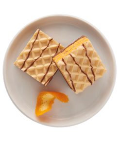 Gaufrettes crème à l'orange*