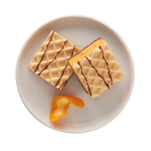 Gaufrettes crème à l'orange*