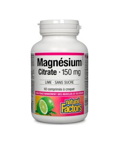 Magnésium citrate à croquer (60 comprimés)