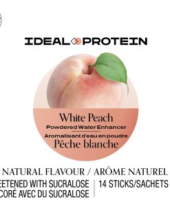 Aromatisant d'eau en poudre pêche blanche