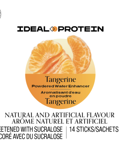Aromatisant d'eau en poudre tangerine