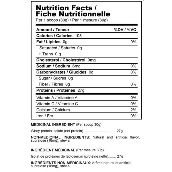 Poudre de protéine - Chocolat 1 lb – Image 2