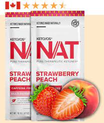 NAT KETO//OS - Ketones Fraise pêche