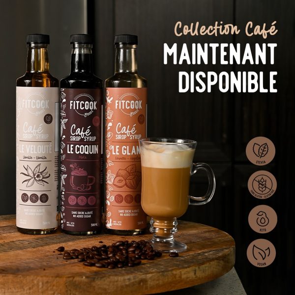 Collection sirops à café Fitcook