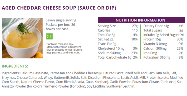 Soupe, trempette ou sauce au fromage cheddar vieilli HW (exp. 08/25) – Image 3