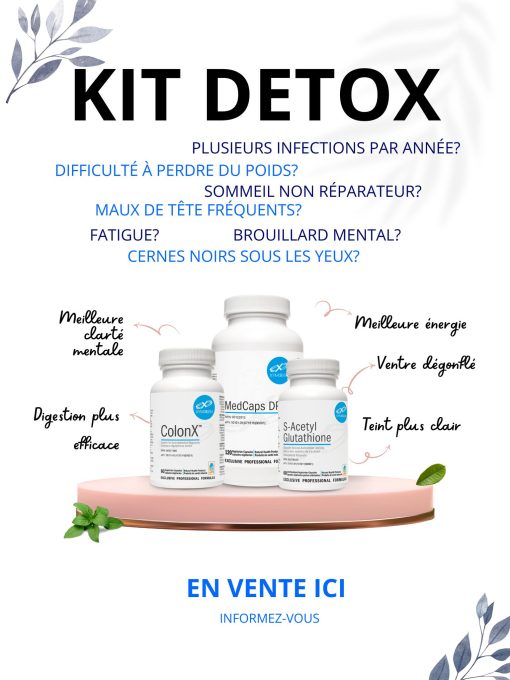 Cure Detox Xymogen 30 jours - Exclusive à Ideal Protein