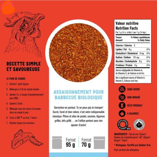 BBQ - Assaisonnement Les Savoureux – Image 2