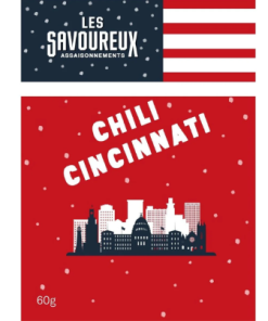 Chili Cincinnati - Assaisonnements Les Savoureux 60 g