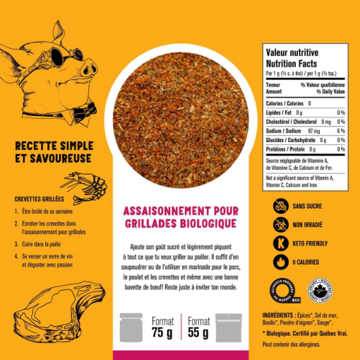Grillades - Assaisonnements Les Savoureux – Image 2