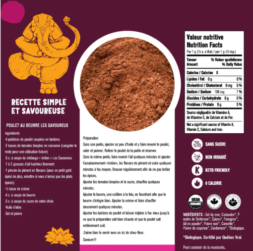 Indien - Assaisonnements Les Savoureux – Image 2