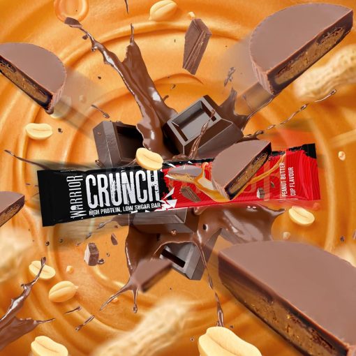 Barre protéinée beurre d'arachide chocolat au lait - Warrior Crunch