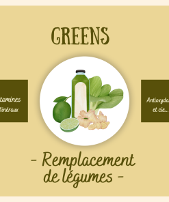 Greens - remplacement de légumes