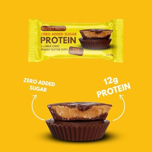 Coupes chocolat au lait et arachide Nutry Nuts