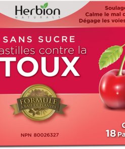 Pastilles contre la toux sans sucre - Cerise