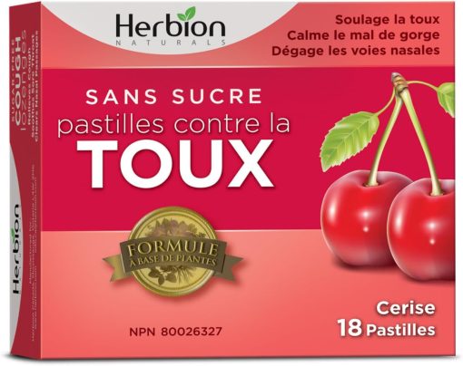 Pastilles contre la toux sans sucre - Cerise
