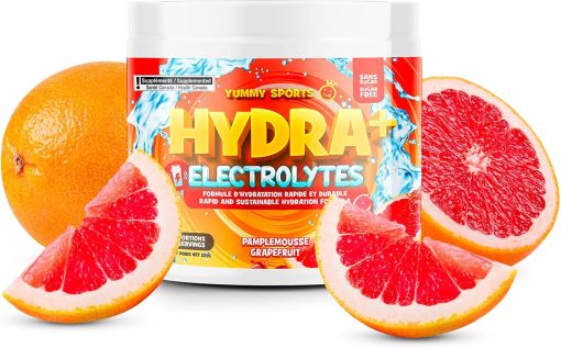 Électrolytes Hydra+ Pamplemousse - pot de 30 portions