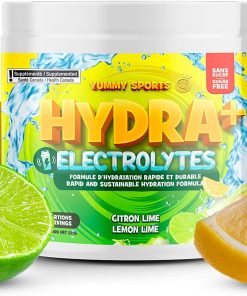 Électrolytes Hydra+ Citron lime - pot de 30 portions