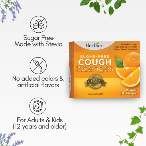 Pastilles contre la toux sans sucre - Orange – Image 2