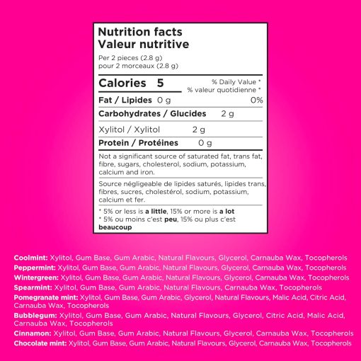 Gommes Pür - Sans aspartame (9 pièces) – Image 7