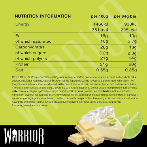 Barre protéinée key lime pie - Warrior Crunch – Image 4