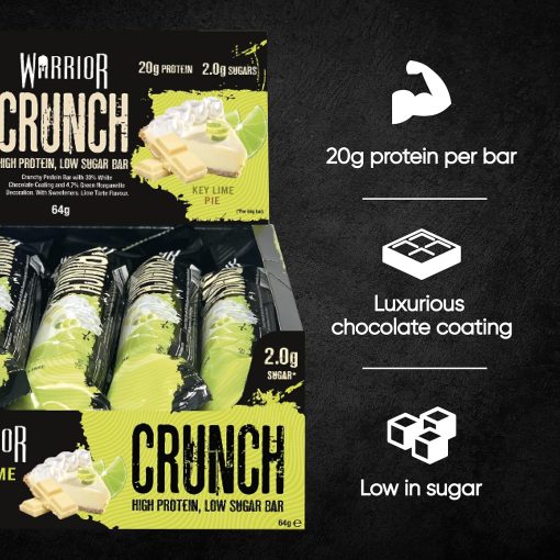 Barre protéinée key lime pie - Warrior Crunch – Image 5
