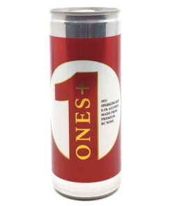 Vin rouge pétillant Ones+ cannette de 250 ml