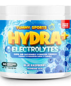 Électrolytes Hydra+ Framboise bleue - pot de 30 portions