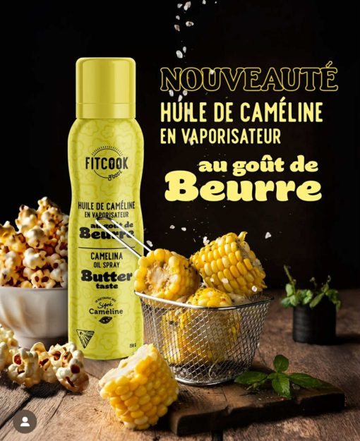 Huile de caméline à saveur de beurre- Fitcook – Image 3