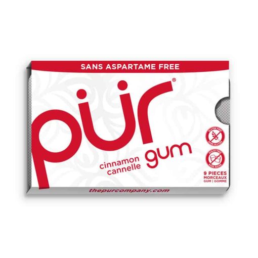 Gommes Pür - Sans aspartame (9 pièces) – Image 4
