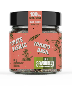 Tomate basilic - Assaisonnements Les Savoureux