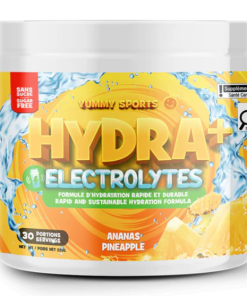 Électrolytes Hydra+ Ananas- pot de 30 portions