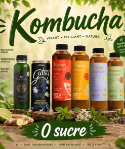 Kombucha - Zéro sucre 100% santé