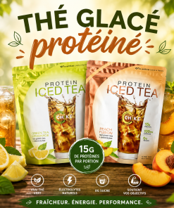 Thé glacé protéiné