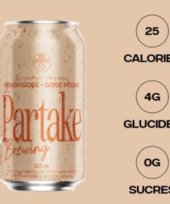 Bière sans alcool - Gose à la pêche