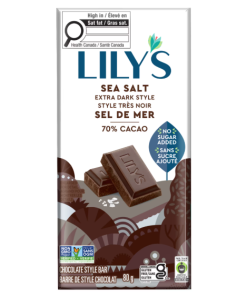 Chocolat style très noir sel de mer - Lily's
