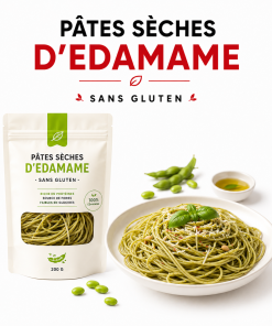 Pâtes sèches d'edamame - sans gluten