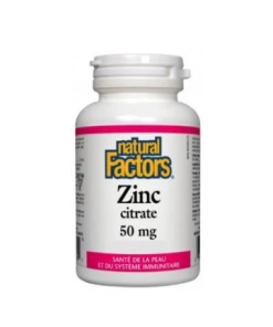 Zinc citrate 15 mg - Natural Factors