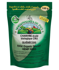 Chanvre écalé biologique cru - 100 g