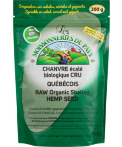 Chanvre écalé biologique cru - 200 g